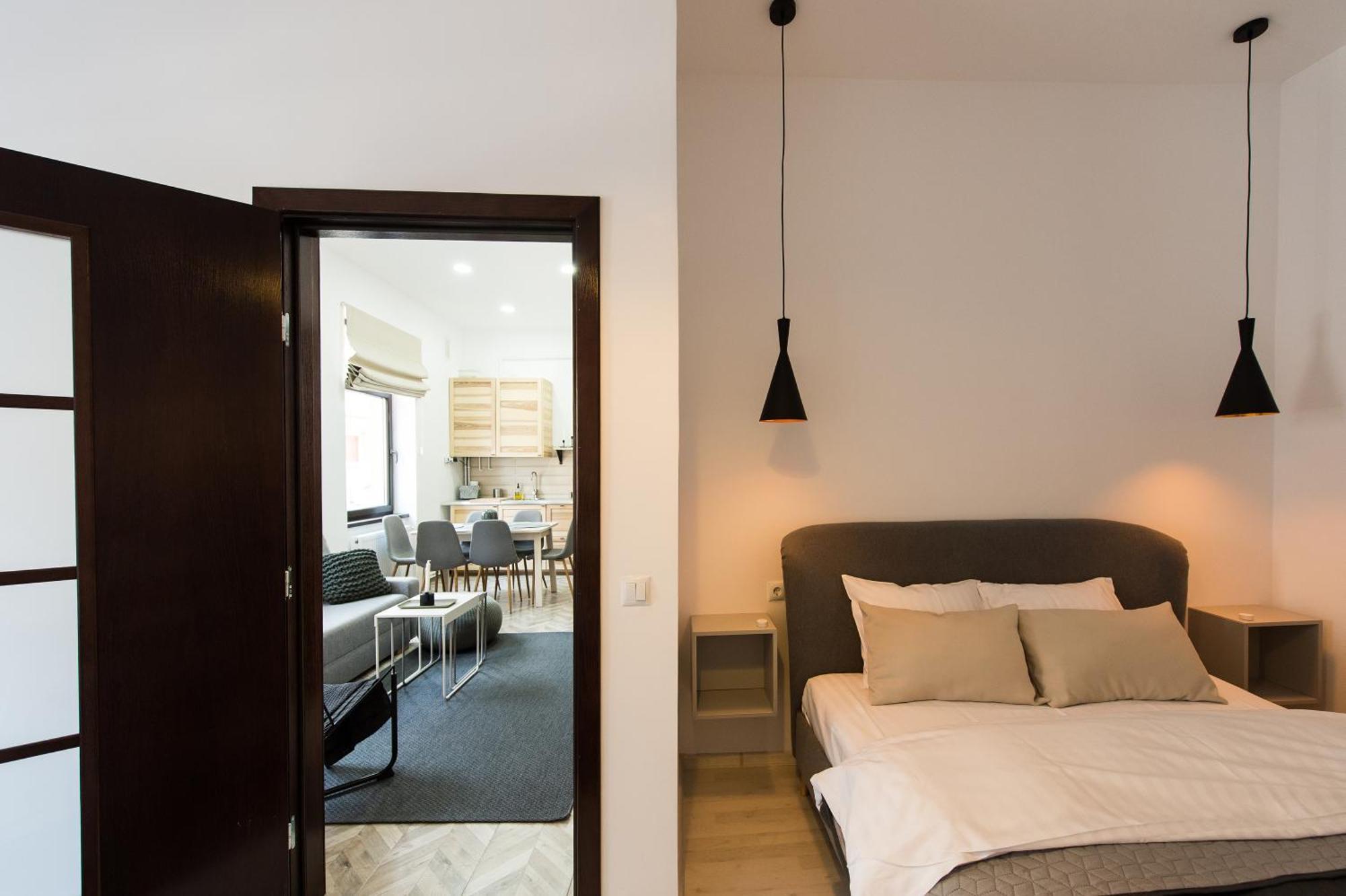 布拉索夫Charming Old Town Flat With Mountain View公寓 外观 照片